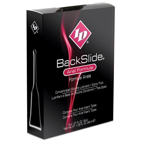 ID BACKSLIDE – INSERTO ANALE 4 TUBI 8ML