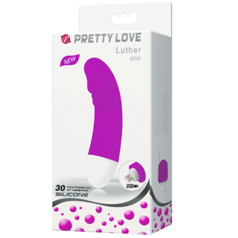 PRETTY LOVE - LUTHER MINIVIBRATORE 30 MODALIT DI VIBRAZIONE - immagine 9