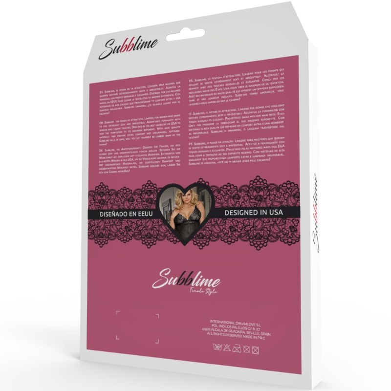 SUBBLIME - QUEEN PLUS FETISH TEDDY MANICA CORTA - immagine 4