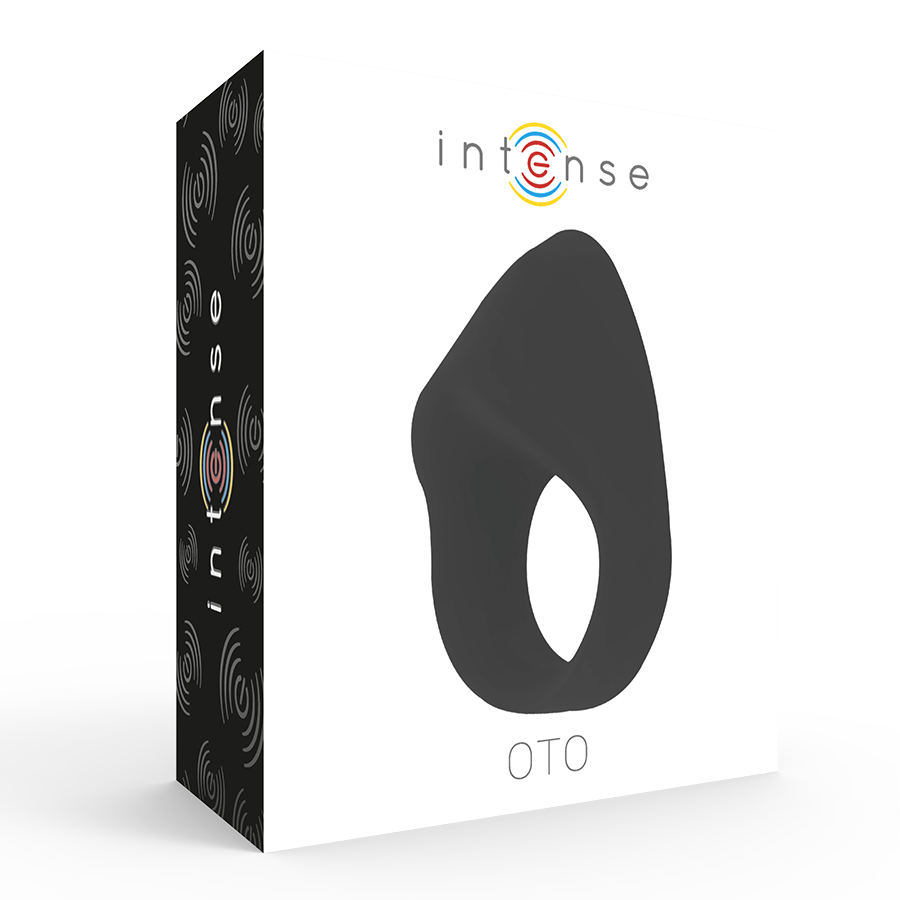 INTENSE - ANELLO VIBRATORE RICARICABILE OTO NERO - immagine 5