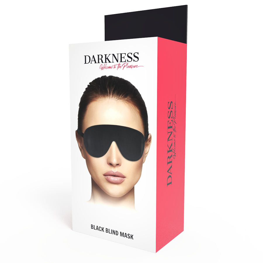 DARKNESS - MASCHERA NERA DI ALTA QUALIT - immagine 3