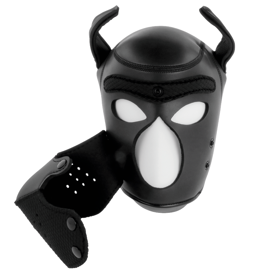 DARKNESS - MASCHERA PER CANI IN NEOPRENE CON MUSEROLA RIMOVIBILE M - immagine 6