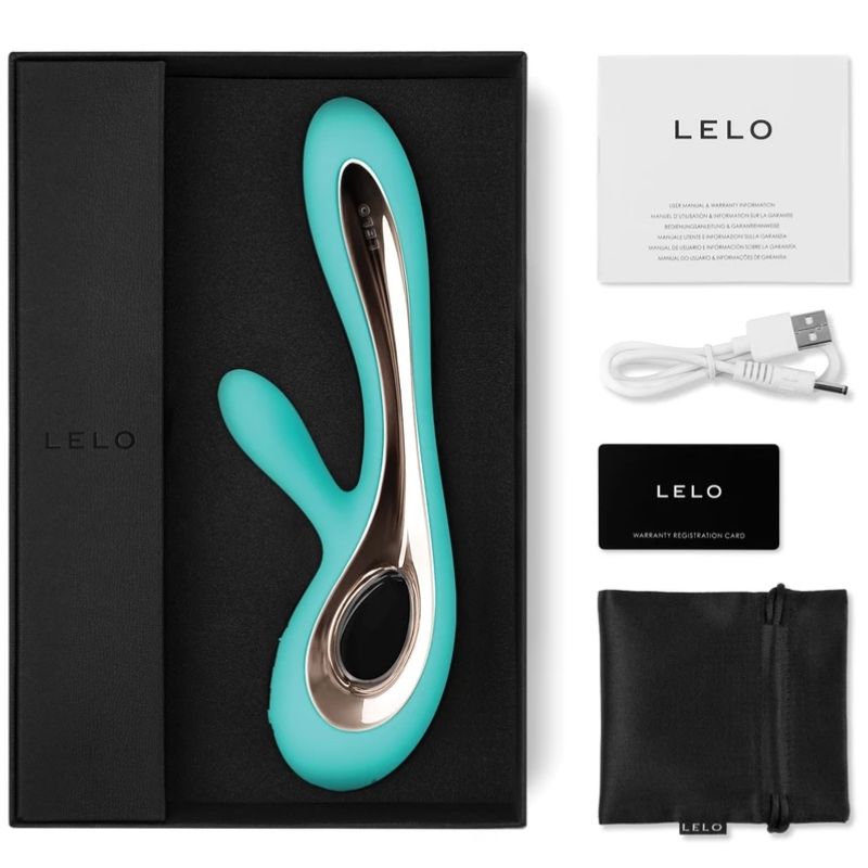 LELO - VIBRATORE SORAYA 2 RABBIT AQUA - immagine 2