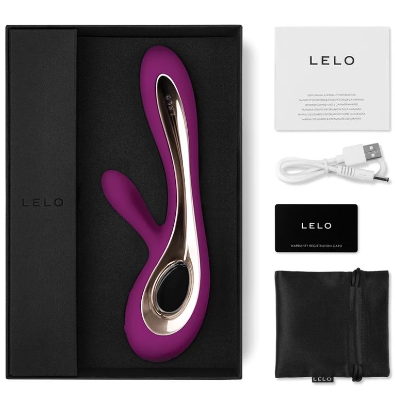 LELO - VIBRATORE SORAYA 2 RABBIT DEEP ROSE - immagine 2