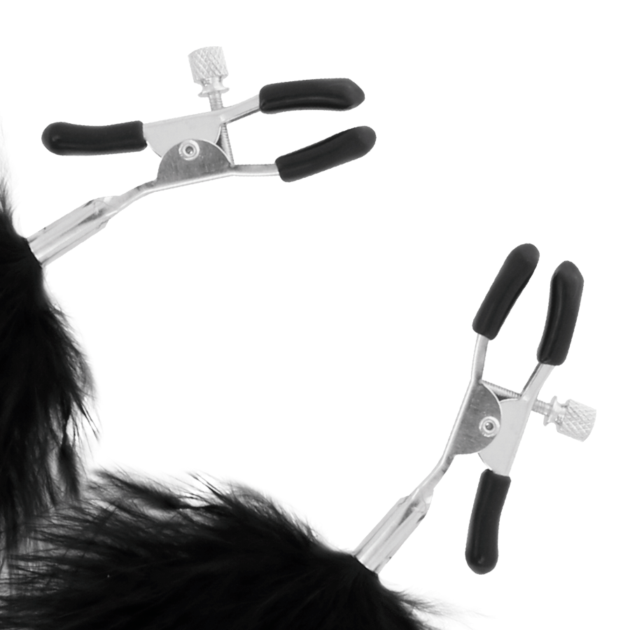 DARKNESS - MORSETTI PER CAPEZZOLI POM-POM 2 - immagine 2