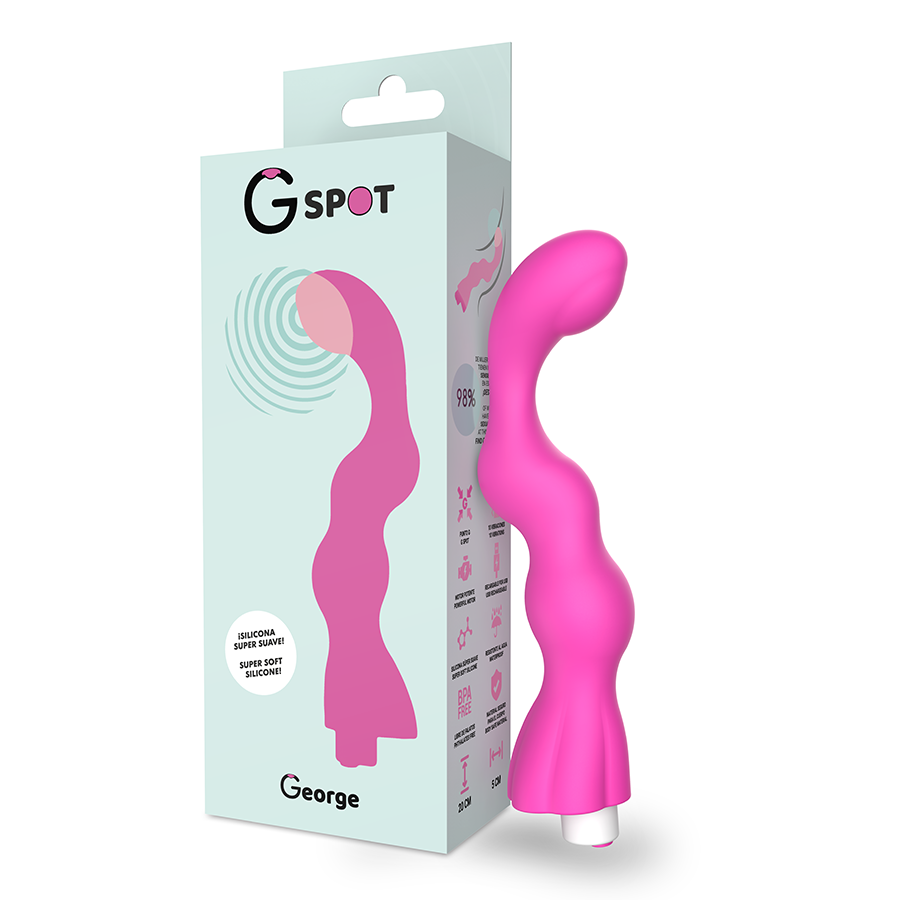 G-SPOT – GEORGE VIBRATORE GUM ROSA G-SPOT – GEORGE VIBRATORE GUM ROSA
