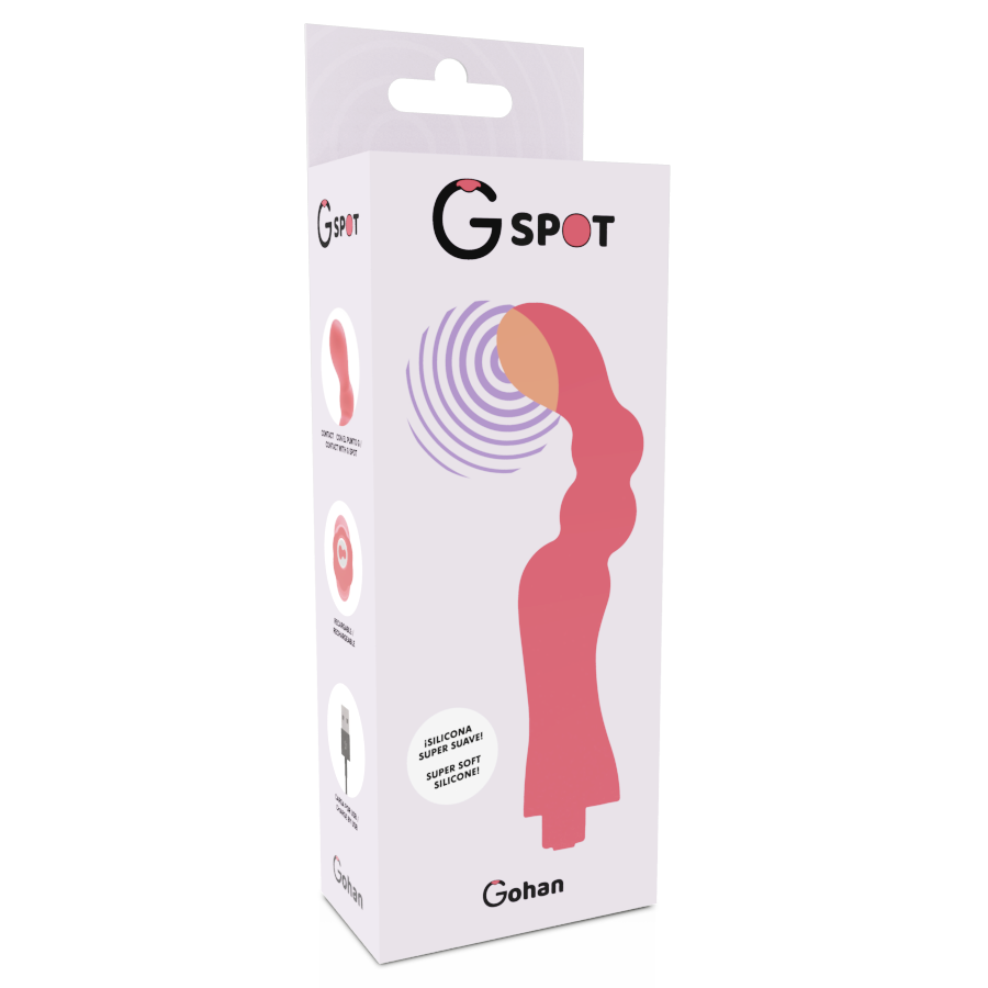 G-SPOT - VIBRATORE GOHAN G-SPOT ROSSO CHIARO - immagine 4