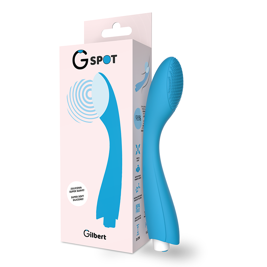 G-SPOT – VIBRATORE GYLBERT BLU TURCHESE