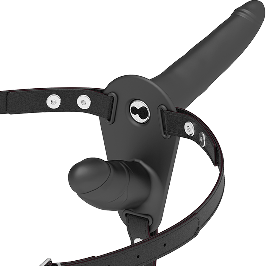 FETISH SUBMISSIVE HARNESS – VIBRATORE NERO A DOPPIA PENETRAZIONE FETISH SUBMISSIVE HARNESS – VIBRATORE NERO A DOPPIA PENETRAZIONE