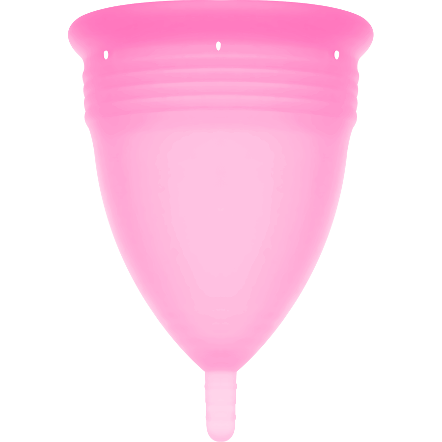STERCUP – COPPA MESTRUALE IN SILICONE FDA ROSA – TAGLIA L