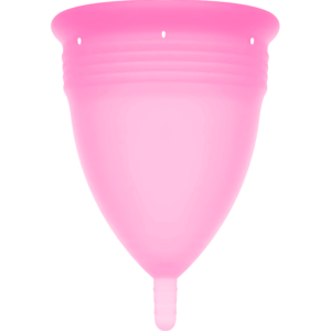 STERCUP – COPA MENSTRUAL FDA SILICONA ROSA – TALLA S