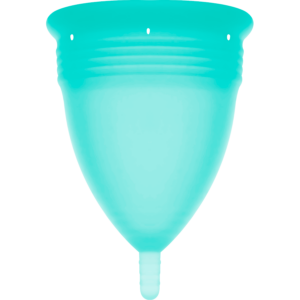 STERCUP - COPA MENSTRUAL FDA SILICONA AQUAMARINA - TALLA S