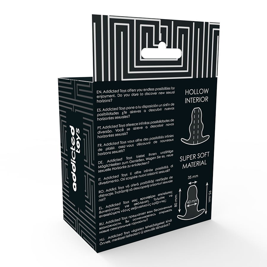 ADDICTED TOYS - DILATATORE ANALE MEDIO 9.5 CM - TRASPARENTE - immagine 3