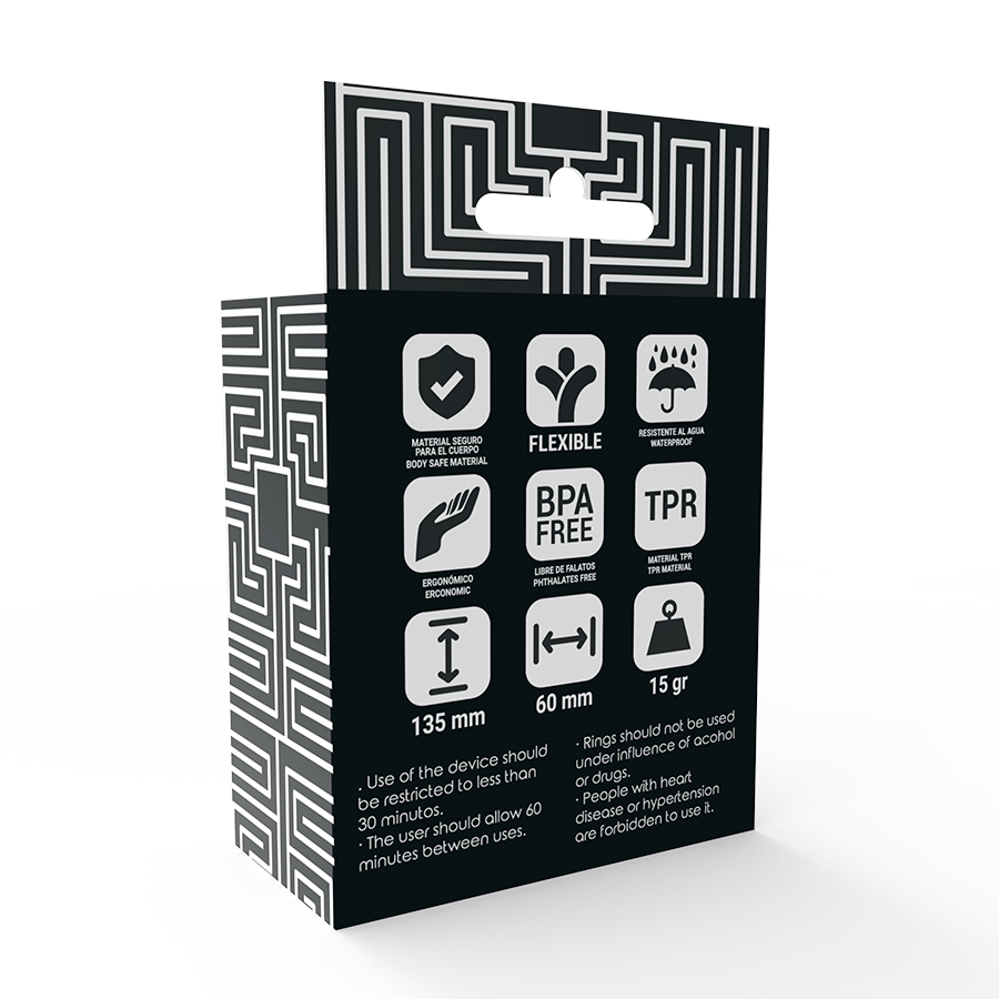 ADDICTED TOYS - SET DI ANELLI PER PENE - FUMO - immagine 3