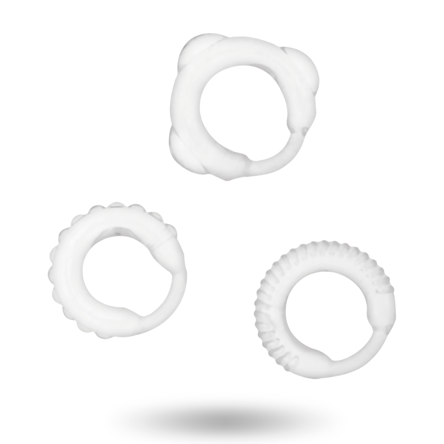 ADDICTED TOYS – SET C-RING TRASPARENTE