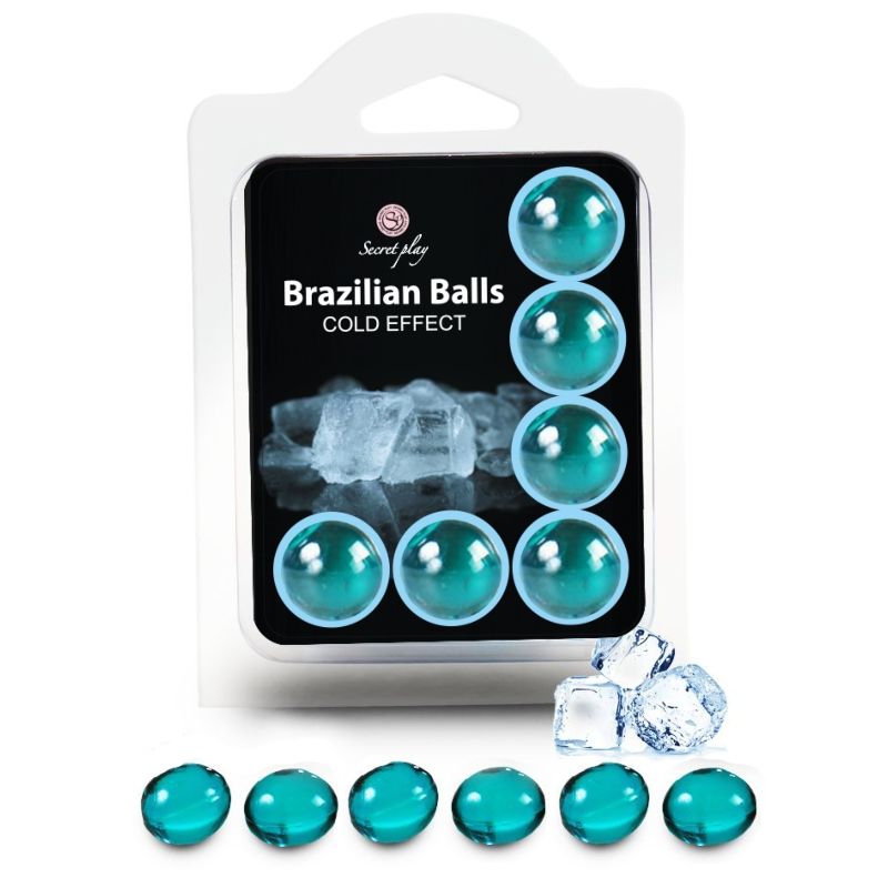 SECRETPLAY – SET 6 PALLINE BRASILIANE EFFETTO FREDDO