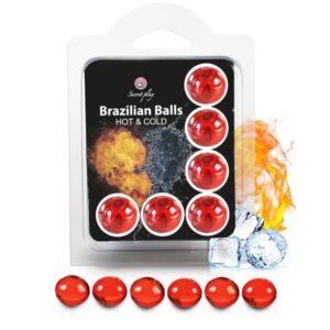 SECRETPLAY – SET 6 PALLINE BRASILIANE EFFETTO CALDO E FREDDO