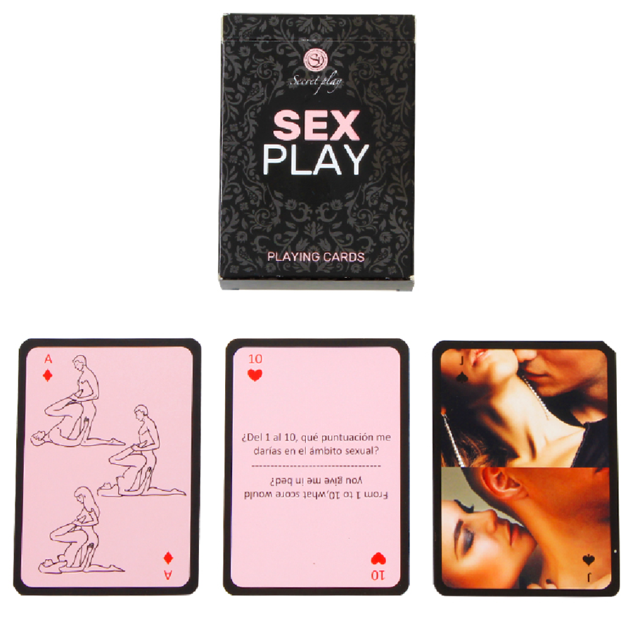 SECRETPLAY – CARTE DA GIOCO SEX PLAY (ES/EN)