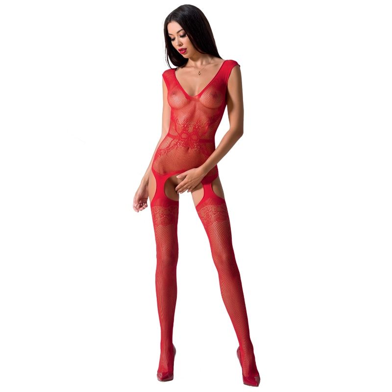 PASSION – WOMAN BS062 BODYSTOCKING ROSSO TAGLIA UNICA