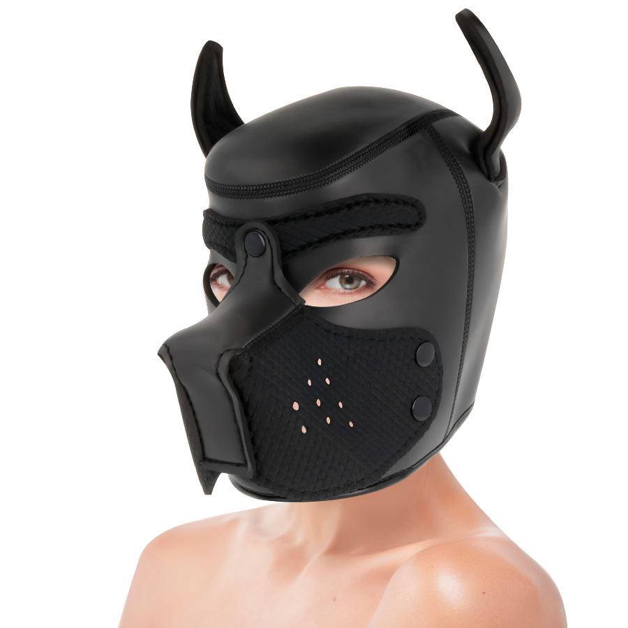 DARKNESS - MASCHERA PER CANI IN NEOPRENE CON MUSERELLA RIMOVIBILE L - immagine 5