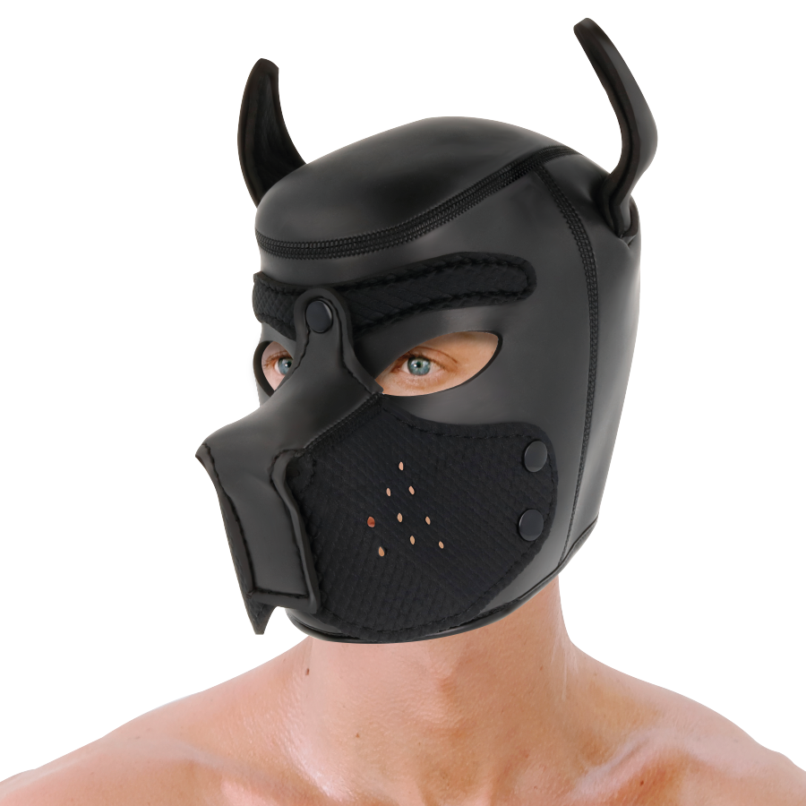 DARKNESS - MASCHERA PER CANI IN NEOPRENE CON MUSERELLA RIMOVIBILE L - immagine 2