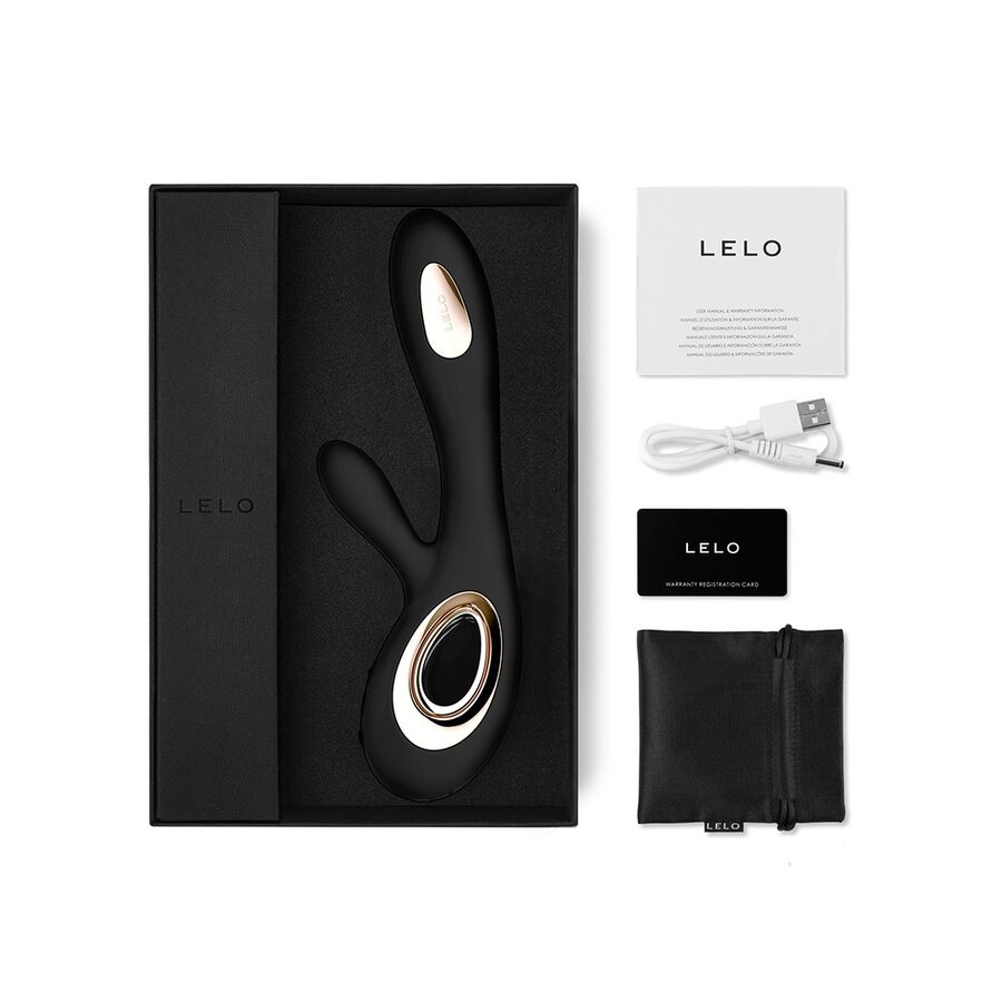 LELO - VIBRATORE SORAYA WAVE CONIGLIO NERO - immagine 3