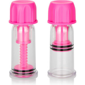 CALEXOTICS – VACCUM TWIST PINK NIPPLE SUCTION CUP