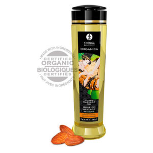 SHUNGA – OLIO DA MASSAGGIO ALLE MANDORLE BIOLOGICO 240 ML