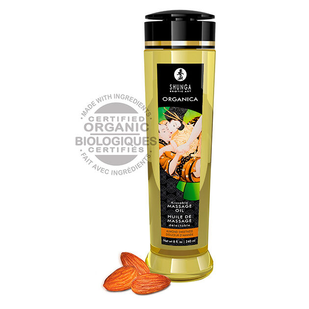 SHUNGA – OLIO DA MASSAGGIO ALLE MANDORLE BIOLOGICO 240 ML SHUNGA – OLIO DA MASSAGGIO ALLE MANDORLE BIOLOGICO 240 ML