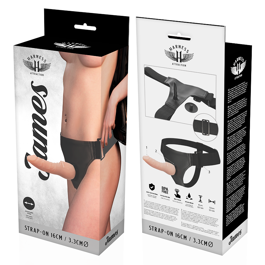HARNESS ATTRACTION - RNES JAMES 16 CM -O- 3.3 CM - immagine 3