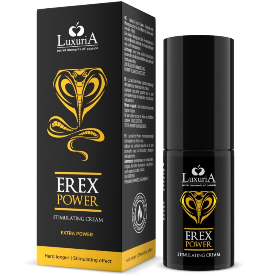 INTIMATELINE LUXURIA – EREX POWER HARD CREMA PENE PIÙ LUNGO 30 ML