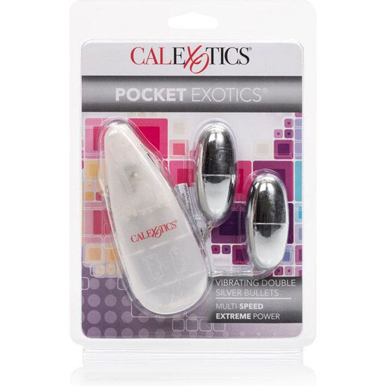 CALEXOTICS - PROIETTILI VIBRANTI ARGENTO DUO - immagine 4