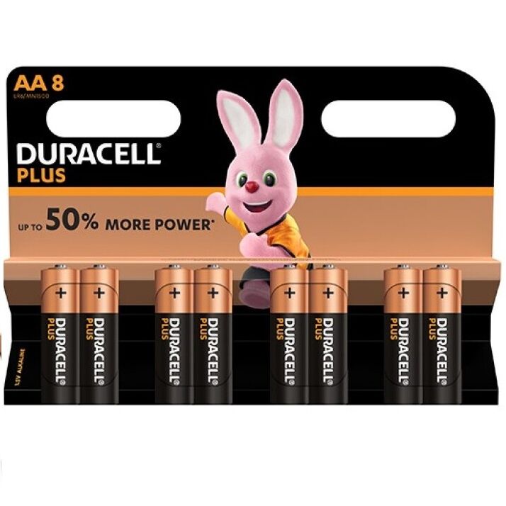 DURACELL - BATTERIA PLUS POWER AA LR6 8UNIT - immagine 2