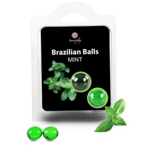 SECRETPLAY – BRAZILIAN BALLS MENTA SET 2 BOLAS