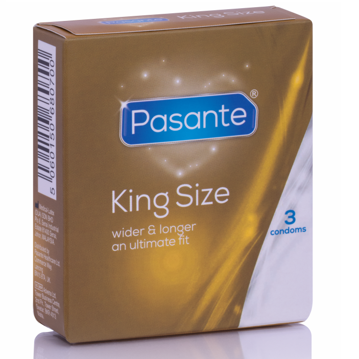 PASANTE – PRESERVATIVI KING SIZE 3 UNIT PASANTE – PRESERVATIVI KING SIZE 3 UNIT