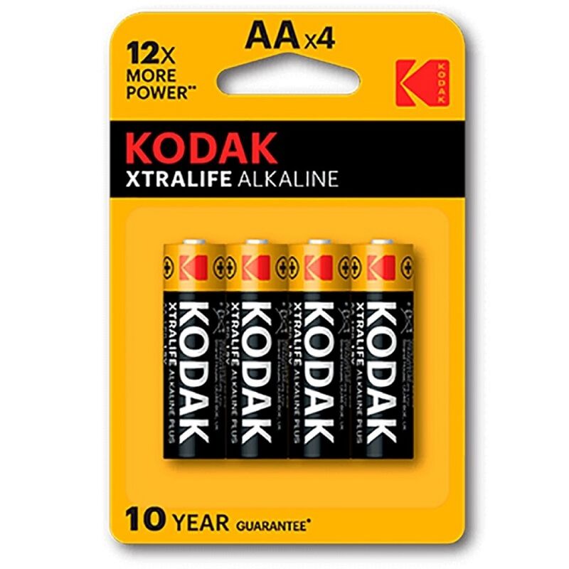 KODAK – BATTERIA ALCALINA XTRALIFE AA LR6 BLISTER * 4