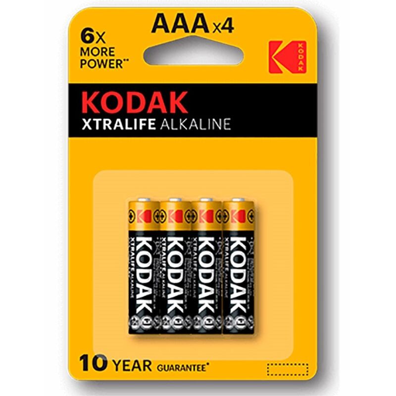 KODAK – BATTERIA ALCALINA XTRALIFE AAA LR03 BLISTER * 4 KODAK – BATTERIA ALCALINA XTRALIFE AAA LR03 BLISTER * 4