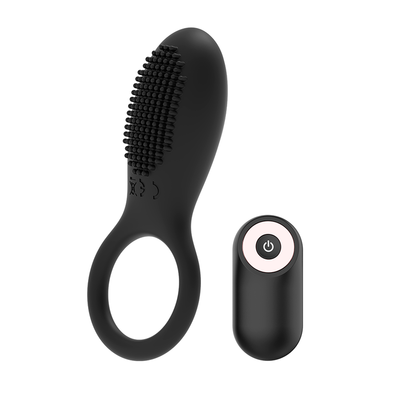 COQUETTE CHIC DESIRE - COCK RING TELECOMANDO RICARICABILE NERO/ORO - immagine 7