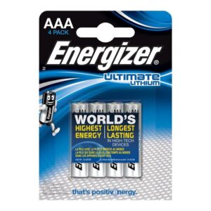 ENERGIZER – ULTIMATE LITIO AAA L92 LR03 1,5V *4