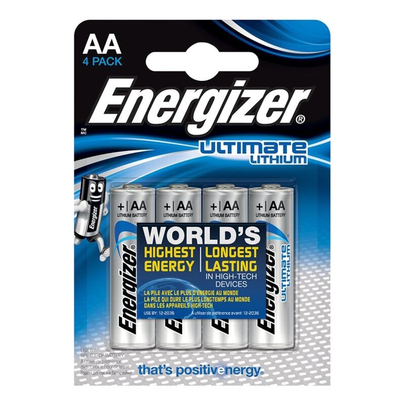 ENERGIZER – ULTIMATE LITIO AA L91 LR6 1,5V *4