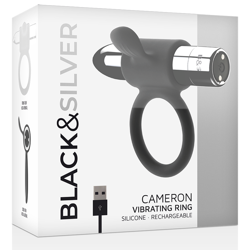 BLACK&SILVER - ANELLO RICARICABILE CAMERON ARGENTO - immagine 3