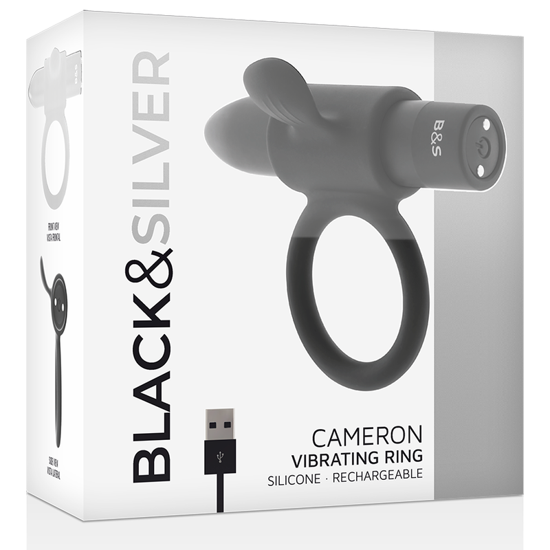 BLACK&SILVER - ANELLO RICARICABILE CAMERON BLACK - immagine 5