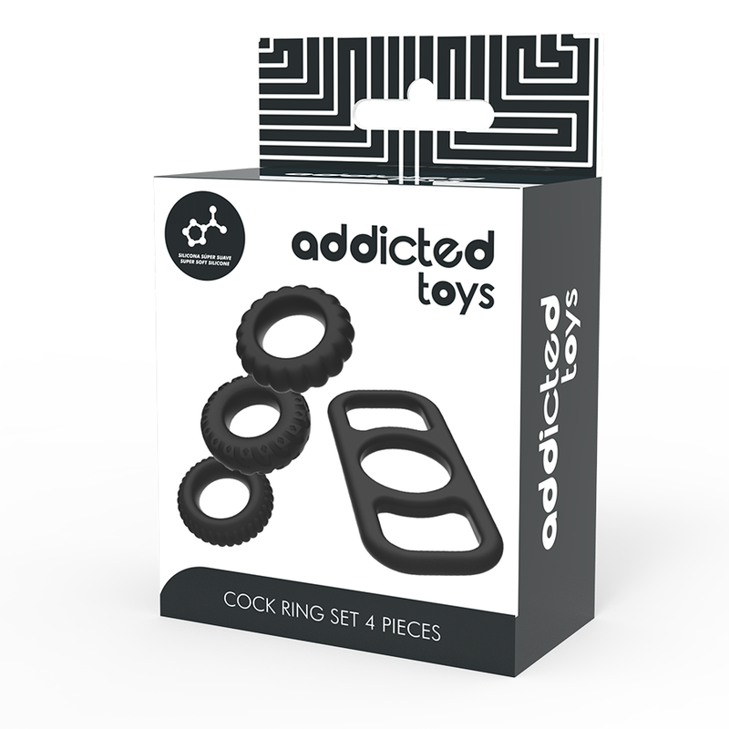 ADDICTED TOYS - SET DI ANELLI PER CAZZO - 4 PEZZI - immagine 7