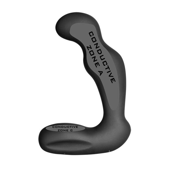 ELECTRASTIM - MASSAGGIO PROSTATICO SIRIUS SILICONE NERO - immagine 5