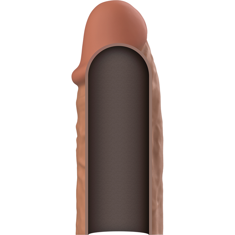 VIRILXL - ESTENSIONE DEL PENE IN SILICONE LIQUIDO V3 MARRONE - immagine 8