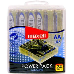 MAXELL – CONFEZIONE BATTERIA ALCALINA AA LR6 * 24 BATTERIE