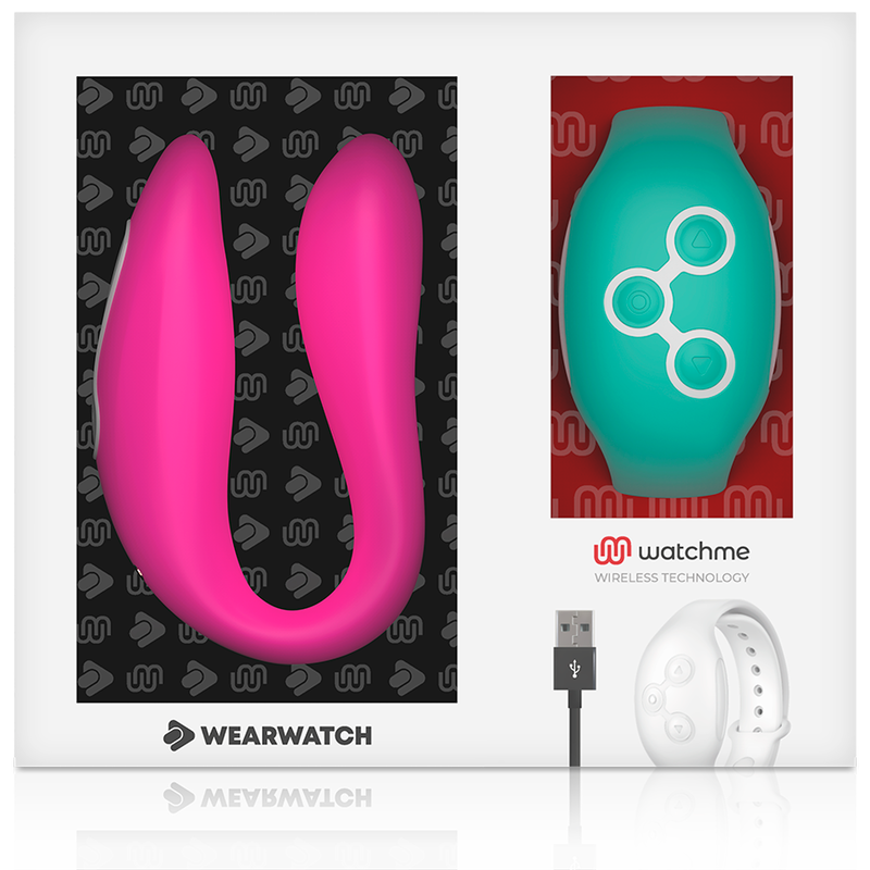 WEARWATCH - VIBRATORE WATCHME A DOPPIA TECNOLOGIA FUCSIA / ACQUA DI MARE - immagine 3