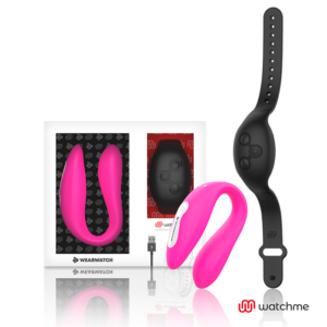 WEARWATCH – VIBRATORE WATCHME DOPPIA TECNOLOGIA FUCSIA/AZABACHE