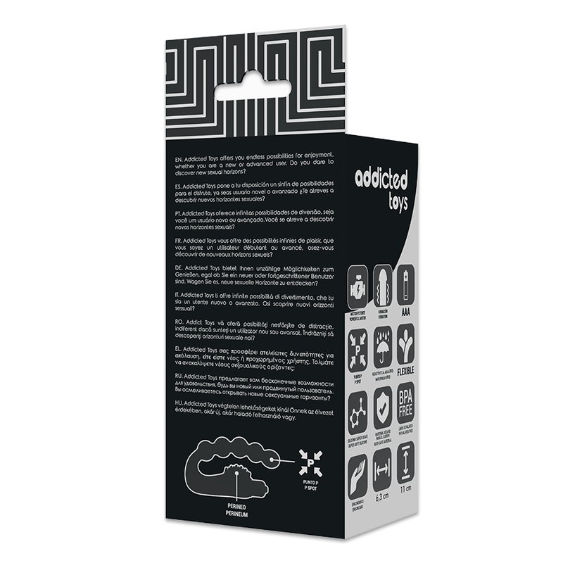 ADDICTED TOYS - MASSAGGIATORE ANALE PROSTATICO CON VIBRAZIONE - immagine 2