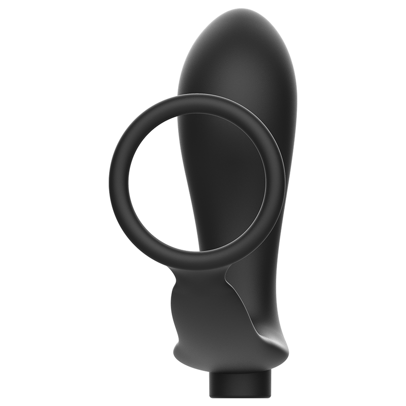 ADDICTED TOYS - ANELLO PER PENE CON TELECOMANDO PLUG ANALE NERO RICARICABILE - immagine 4